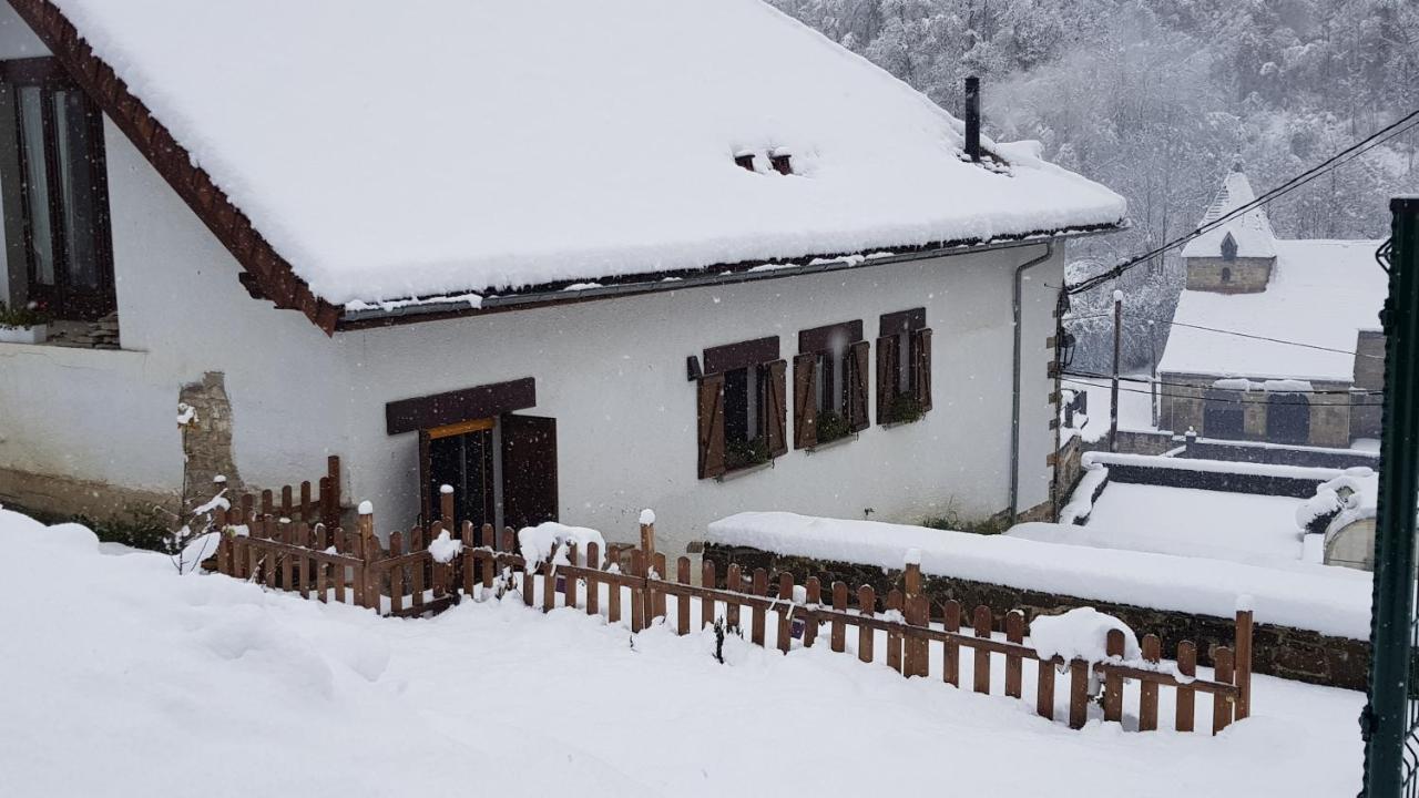 Xandua Etxea - Selva De Irati - Villa Izalzu Buitenkant foto